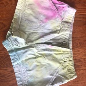 Old Navy. High waisted tie dye shorts. Size 6.